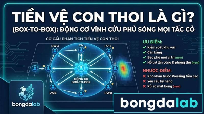 Tiền vệ con thoi (Box-to-box) trong bóng đá hiện đại