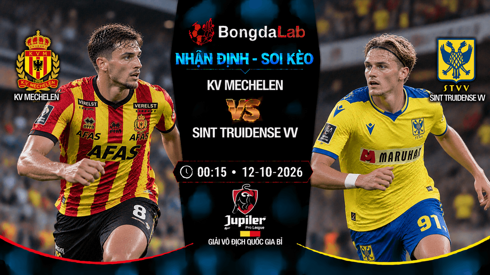 Nhận định soi kèo KV Mechelen vs Sint Truidense VV vòng 8 Giải Vô Địch Quốc Gia Bỉ 2026/27