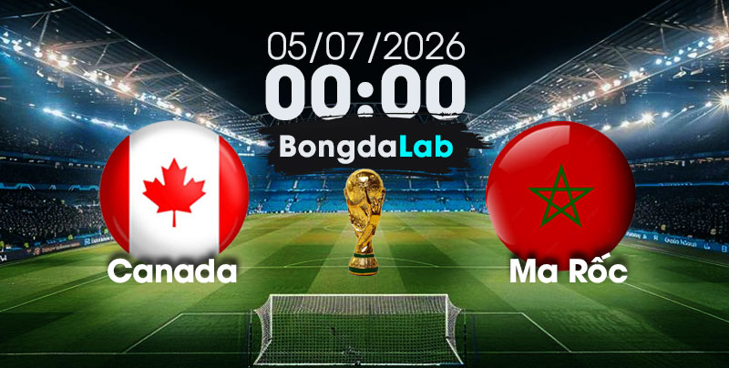 Nhận Định, Soi Kèo Bóng Đá World Cup 2026 | Canada vs Ma Rốc , 00h00 ngày 05/07/2026   