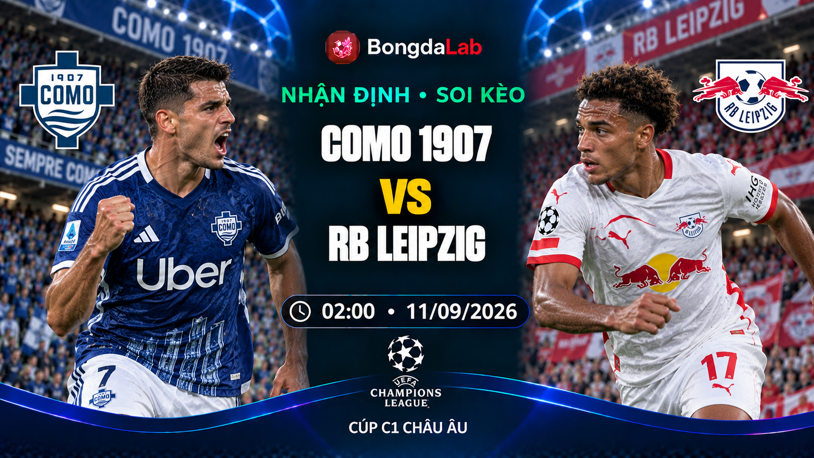 Nhận định soi kèo Como vs RB Leipzig 02h00 ngày 11/09/2026